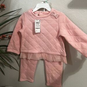 Matching sweater and pant set